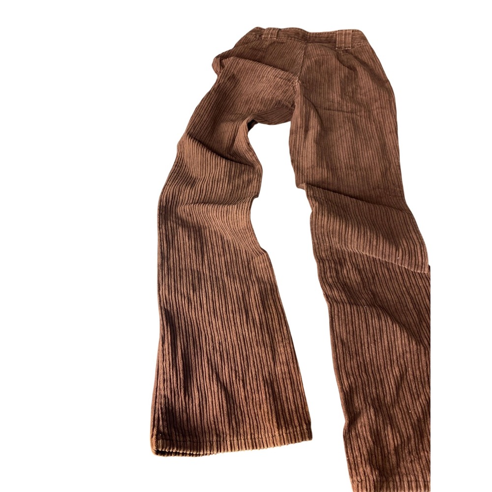 Vintage Blue Asphalt‎ Brown Corduroy Wide Leg Pants High Rise Womens Size 0